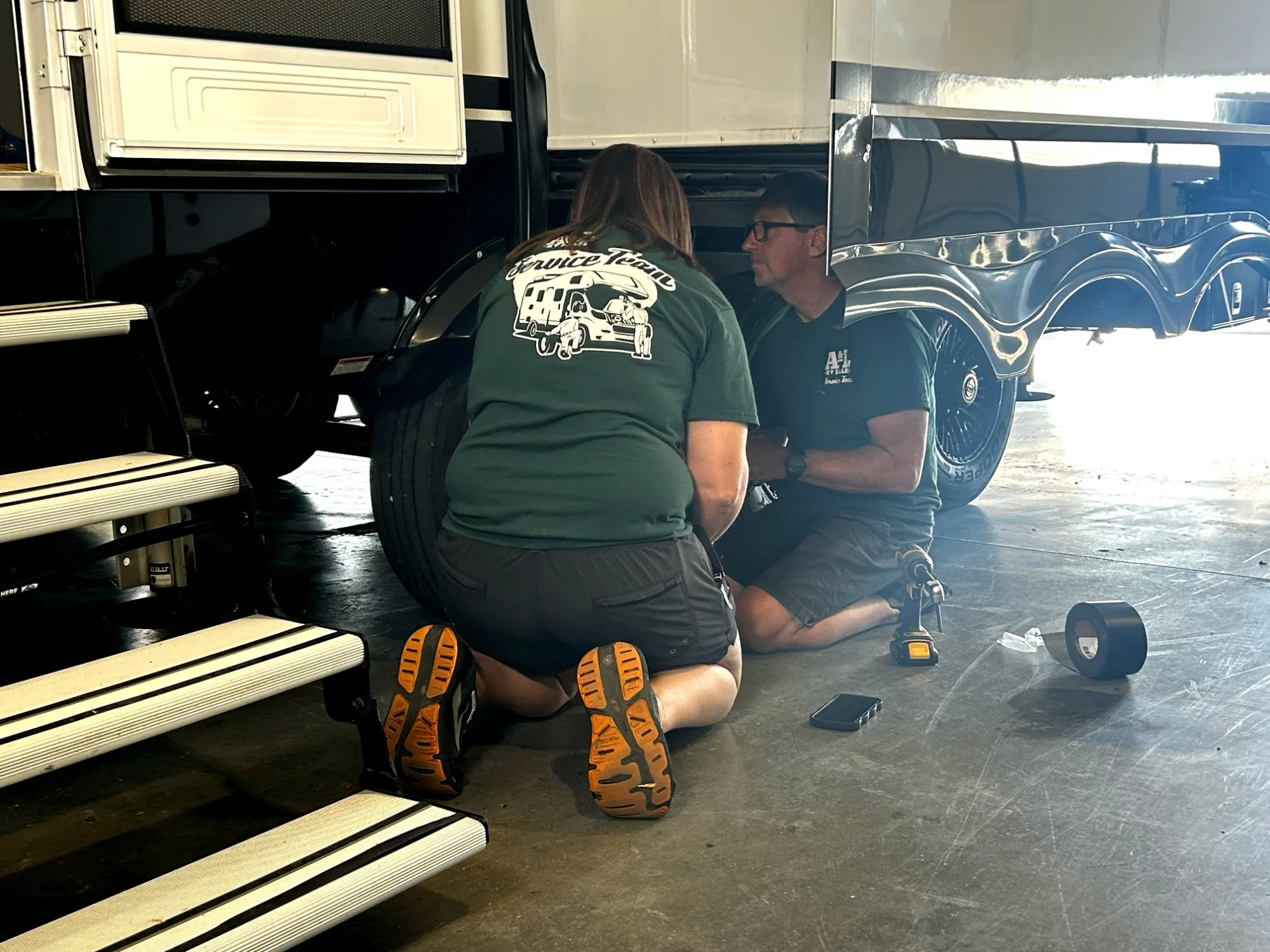 RV slide-out seal maintenance